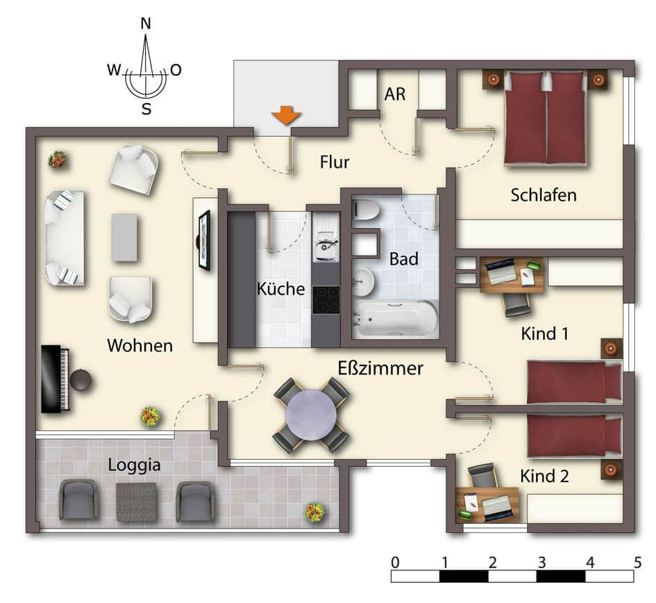 Immobiliengrundriss erstellen - Condé Immobilien